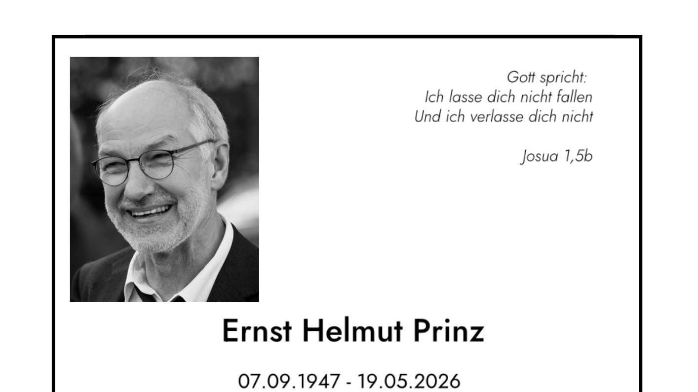 todesanzeige ernst helmut prinz